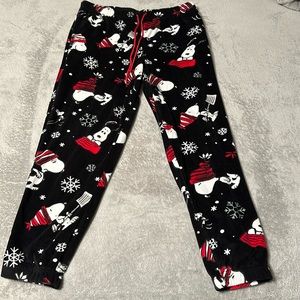 Peanuts theme pajama pants